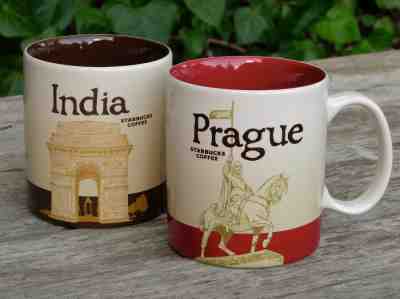 Starbucks Prague & India Global Icon City Mugs [lot of 2] - Sold on eBay Jan, 22nd 2019 for $34.95