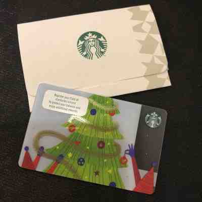 Starbucks India Christmas Tree 2018 Gift Card with Sleeve - Sold on eBay Jan, 19th 2019 for $8.97