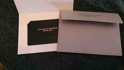 STARBUCKS Italy Milano Roastery Gift Card Sleeve & Outside Envelope Complete - Sold on eBay Feb, 12th 2019 for $13.38