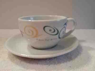 Starbucks Collezione Caffe 8 oz Coffee Cup and Saucer D Reinhart IPA Italy  - Sold on eBay Feb, 9th 2019 for $13.49