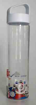 STARBUCKS NEW JERSEY You Are Here NWT glass water bottle tumbler YAH 2015 - Sold on eBay Feb, 12th 2019 for $18.99