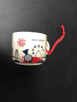 NEW STARBUCKS 2015 NEW JERSEY YOU ARE HERE COLLECTION ORNAMENT  - Sold on eBay Feb, 11th 2019 for $7.90
