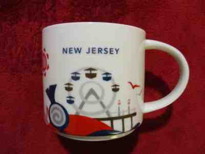 Starbucks Coffee You Are Here Mug New Jersey 2015 Collectible 14 Ounces New - Sold on eBay Feb, 8th 2019 for $11.75