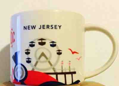 Starbucks You Are Here New Jersey Ceramic Mug, 14oz (No Box) - Sold on eBay Feb, 1st 2019 for $15.00