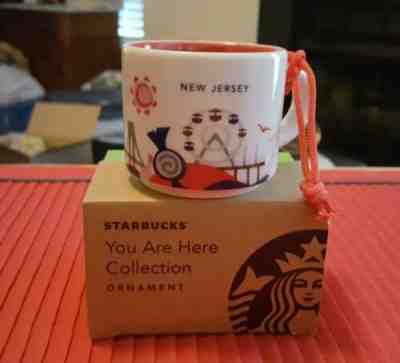 New In Box Starbucks New Jersey You Are Here Collection ORNAMENT Mini Mug 2fl oz - Sold on eBay Jan, 31st 2019 for $14.00
