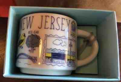 New With Box Starbucks NEW JERSEY Ornament Cup 2 0z. Been There Series - Sold on eBay Jan, 23rd 2019 for $13.00
