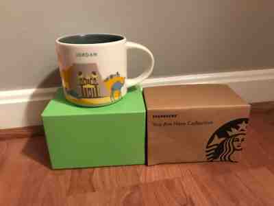 STARBUCKS JORDAN YAH MUG NEW W/BOX, PETRA TREASURY CAMELS YOU ARE HERE, W/SKU - Sold on eBay Dec, 30th 2018 for $49.99