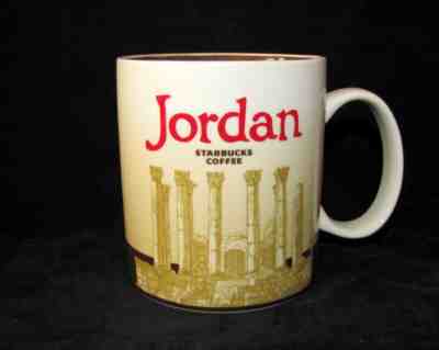 STARBUCKS Kingdom of JORDAN Temple of Artemis Coffee MUG 2013   16oz - Sold on eBay Dec, 28th 2018 for $32.50
