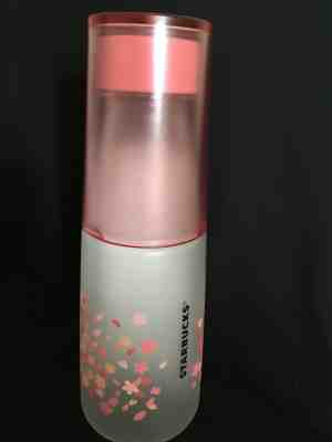 NEW Starbucks Japan 2018 Sakura Cherry Blossom Crave Frost Bottle with Cup - Sold on eBay Feb, 13th 2019 for $60.00