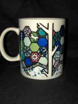 Starbucks Japan Nagano Bird Apple Colorful Unique Coffee Mug Cup Asian Artsy HTF