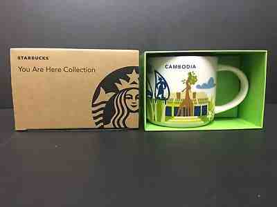 Starbucks Cambodia You Are Here Collection mug with box 14 oz - Sold on eBay Jan, 4th 2019 for $35.00