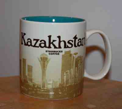 Starbucks KAZAKHSTAN coffee/tea MUG global icon country collector series, 2016 - Sold on eBay Dec, 23rd 2018 for $30.00