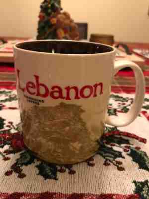 NEW Starbucks Mug Global icon Collectors series LEBANON 16 oz - Sold on eBay Jan, 30th 2019 for $45.00