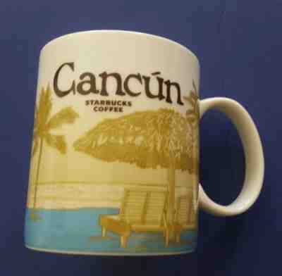 Starbucks Cancun Mexico Mug 2012 Global Icon City Collector Series - Sold on eBay Feb, 10th 2019 for $19.99