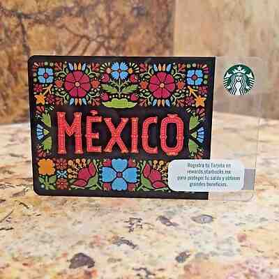 Mexico 15th Anniversary Starbucks Card, 2017 - Sold on eBay Feb, 8th 2019 for $11.99