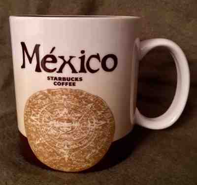 Starbucks 16 OZ Coffee Mug Mexico 2016 New!  - Sold on eBay Feb, 8th 2019 for $17.00