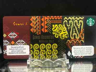 Starbucks Card Malaysia (2 cards) Set B - Sold on eBay Feb, 13th 2019 for $7.50