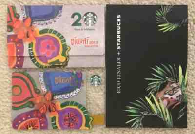 Starbucks 2018 Malaysia Diwali Card With Matching Sleeve And Unique Taster Card - Sold on eBay Feb, 9th 2019 for $3.75