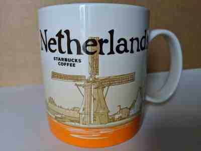 Starbucks NETHERLANDS Nederland 16 oz City Mug Series 2016 Collectors Windmill  - Sold on eBay Feb, 11th 2019 for $29.99