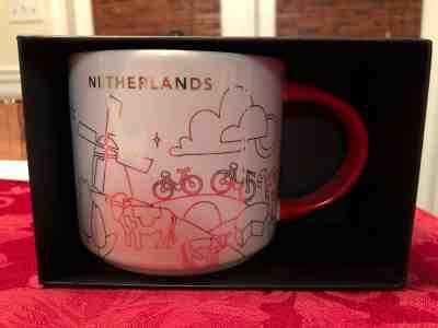Starbucks 2018 Netherlands Holiday You Are Here Mug NEW - Sold on eBay Jan, 12th 2019 for $32.00