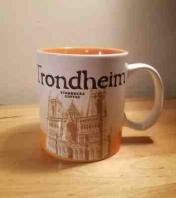 Starbucks Trondheim Icon Mug Norway Cathedral Norge Orange - Sold on eBay Feb, 6th 2019 for $18.00
