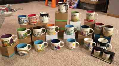 Starbucks Mugs You are Here Collection - Sold on eBay Jan, 21st 2019 for $30.00