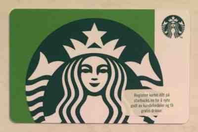 Starbucks 2017 NORWAY Green Siren Card RARE - Sold on eBay Jan, 1st 2019 for $3.26