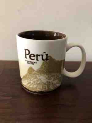 Starbucks Coffee Mug Cup Peru South America Global Icon Series - Sold on eBay Feb, 10th 2019 for $45.00