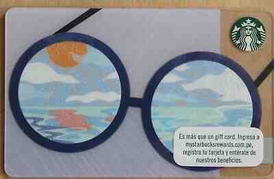 PERU south america SUMMER 2019 STARBUCKS gift card RARE glasses sun Beach - Sold on eBay Feb, 9th 2019 for $8.00