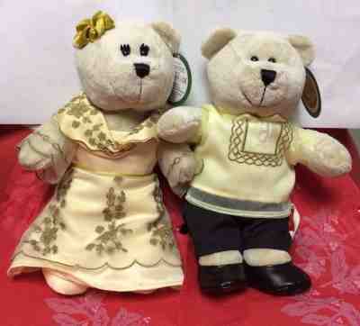 Starbucks Philippine Bearista Bear 140th & 141st Ed Boy & Girl Barong TagalogNEW - Sold on eBay Feb, 14th 2019 for $80.00