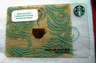 2018 Starbucks Card Philippines Siren hand Special Edition BRAND NEW pin intact - Sold on eBay Feb, 5th 2019 for $27.99