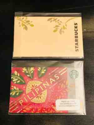 Starbucks Philippines Pilipinas Rare Collectible Gift Card With Sleeves - Sold on eBay Feb, 4th 2019 for $4.99