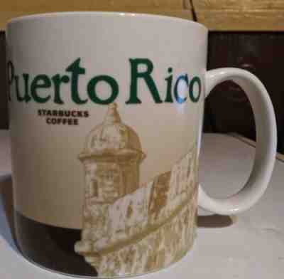2013 STARBUCKS PUERTO RICO 16 OZ. GLOBAL ICON SERIES LARGE COFFEE MUG!  - Sold on eBay Feb, 1st 2019 for $24.99