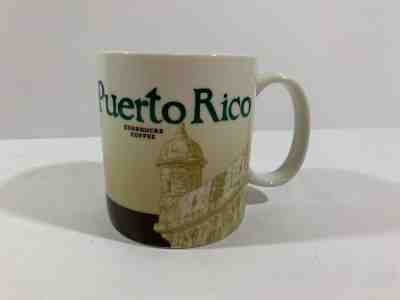 NWT Starbucks Global Icon City Coffee Mug Collection Series PUERTO RICO 16oz  - Sold on eBay Jan, 16th 2019 for $29.99