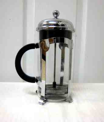 STARBUCKS BARISTA FRENCH PRESS COFFEE MAKER 32 oz Stainless Steel BODUM Glass - Sold on eBay Feb, 1st 2019 for $9.89