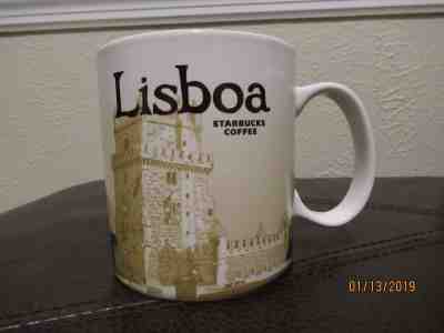 Original Starbucks City Mug LISBOA Series 2016 PORTUGAL Discontinued - Sold on eBay Jan, 24th 2019 for $26.95