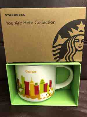 Starbucks Qatar YAH You Are Here Mug 14 Oz Cup With Box *New* - Sold on eBay Feb, 10th 2019 for $57.97