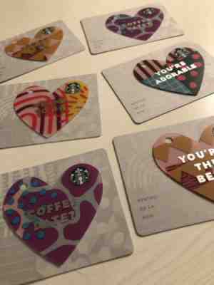Starbucks Romania Valentine Gift Card (6) - Sold on eBay Jan, 22nd 2019 for $12.50