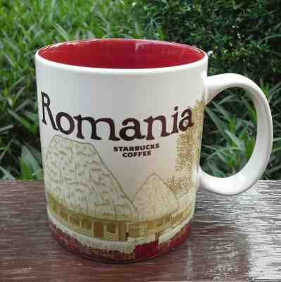 Original Starbucks City Mug 16 oz ROMANIA Series 2016 Discontinued Original Box - Sold on eBay Jan, 19th 2019 for $33.50