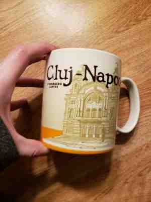 Original Starbucks City Mug 16 oz CLUJ-NAPOCA Series 2015 ROMANIA - Sold on eBay Jan, 18th 2019 for $21.49
