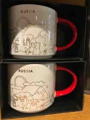 Starbucks Xmas RUSSIA 2018 You Are Here YAH Series Mug With Box - Sold on eBay Feb, 4th 2019 for $43.00