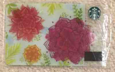Starbucks 2016 RUSSIA Spring Flowers Card RARE - Sold on eBay Nov, 28th 2018 for $9.38