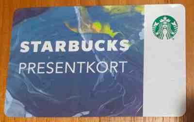 New SWEDEN Starbucks Presentkort Collectible Gift Card NO Credit FREE SHIPPING - Sold on eBay Feb, 13th 2019 for $15.50