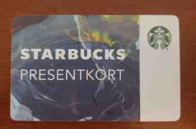 Starbucks 2017 Sweden Gift Card New HTF - Sold on eBay Feb, 7th 2019 for $15.00