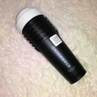 Starbucks Reusable To-Go Cups 6 Travel 16 Ounce Black Logo Cups with Lids - Sold on eBay Feb, 8th 2019 for $19.99