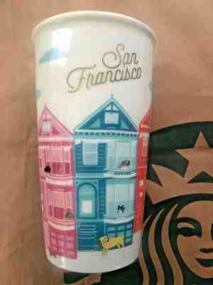 Starbucks Local Collection To Go Cup Tumbler Mug SAN FRANCISCO 12oz NWT SET OF 2