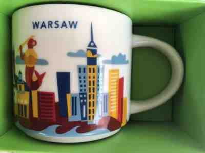 Starbucks WARSAW 2017 - You Are Here - ( YAH ) Global City Icon Mug with Box - Sold on eBay Feb, 13th 2019 for $21.00