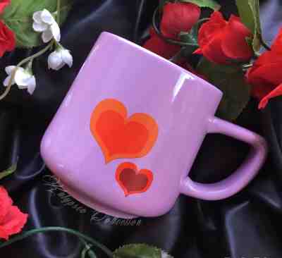 Starbucks Valentines 2019 Mug Red Ceramic Heart 12oz Coffee Cup Thailand Limited - Sold on eBay Feb, 8th 2019 for $24.50