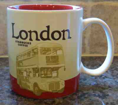 NWT Starbucks LONDON England UK Version 2 Global Icon City Collector Mug w/SKU