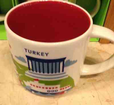 Starbucks TURKEY TURKISH  NEW yah mug Turkey 2018 you are here series - Sold on eBay Jan, 27th 2019 for $44.00